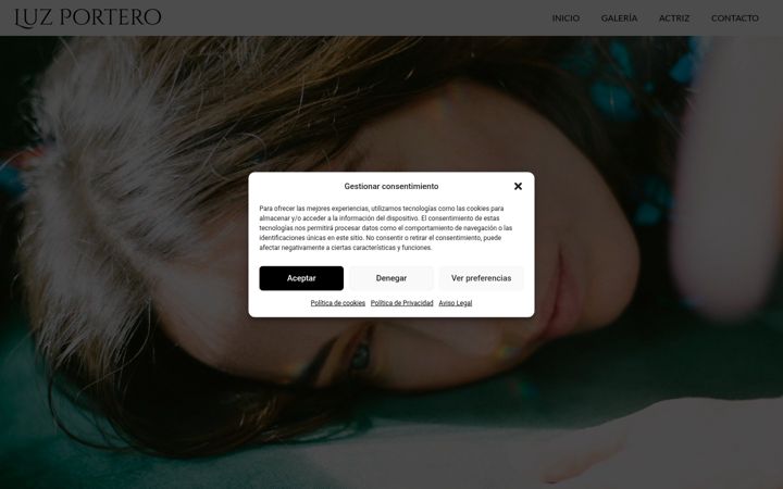Screenshot of luzportero.com