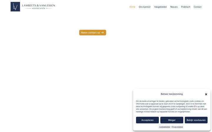 Screenshot of lv-advocaten.be