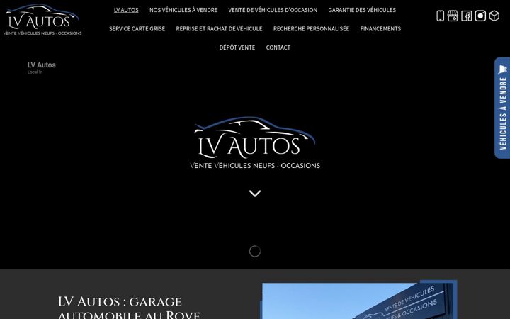Screenshot of lv-autos.fr
