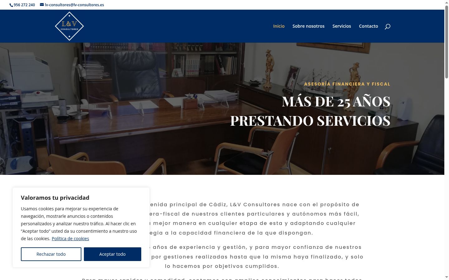 Screenshot tal-banner tal-kunsens muri qabel kwalunkwe interazzjoni
