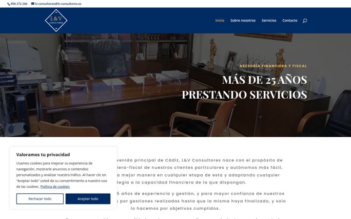 Screenshot of lv-consultores.es