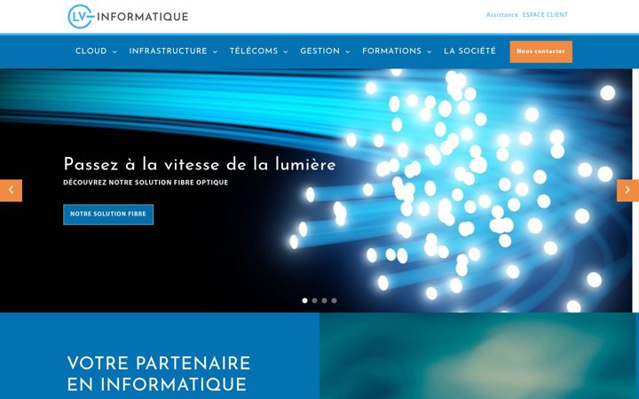 Screenshot of lv-informatique.com