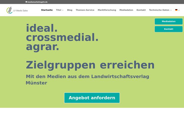 Screenshot of lv-mediasales.de
