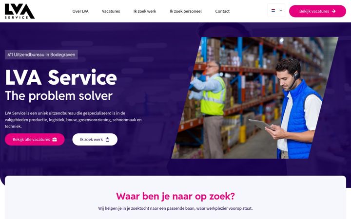 Screenshot of lva-service.nl