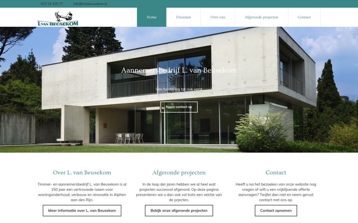 Screenshot of lvanbeusekom.nl