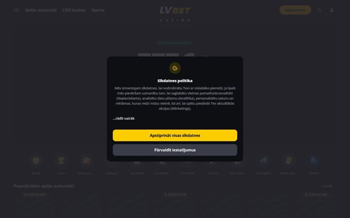 Képernyőkép: lvbet.lv