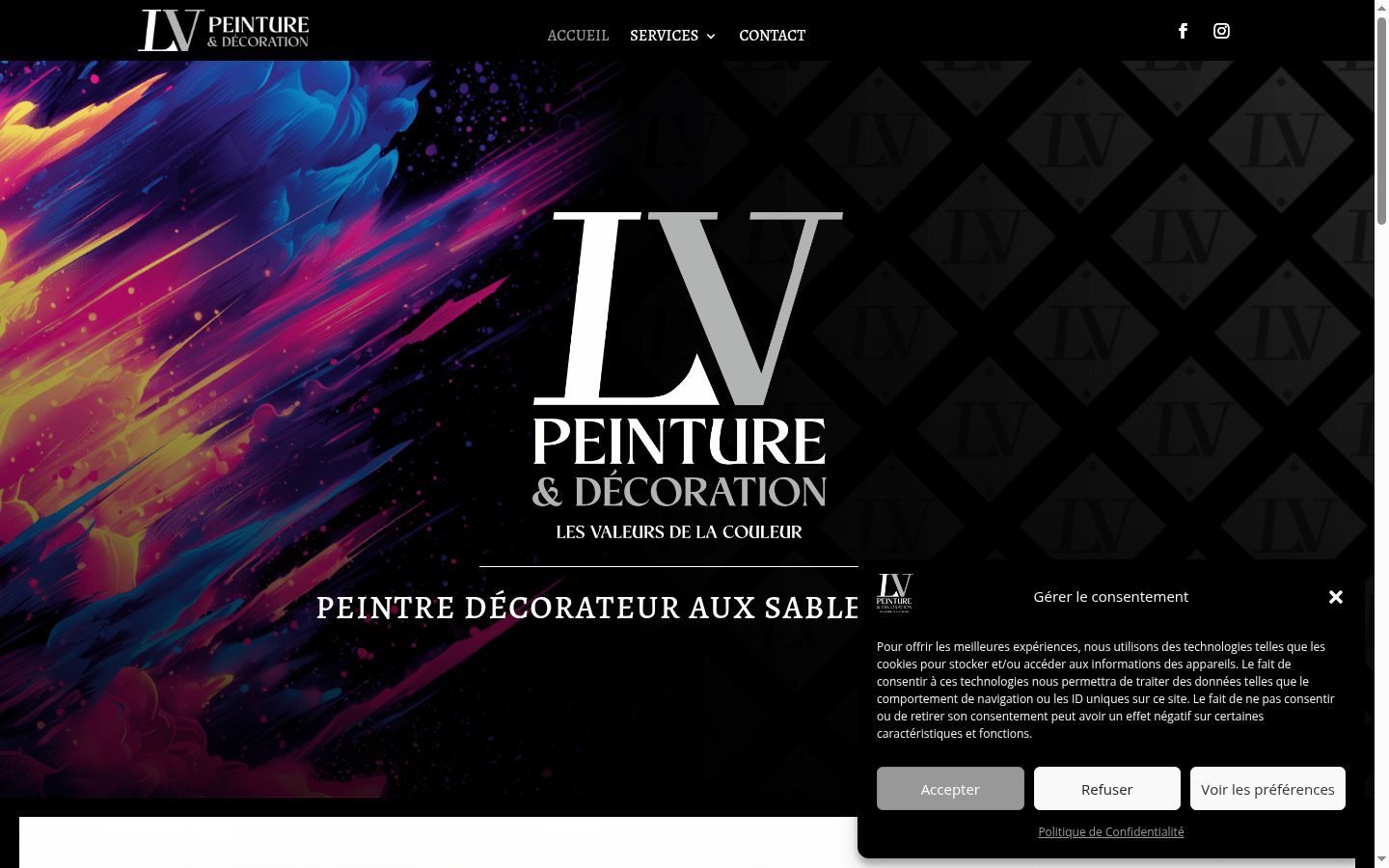 Screenshot tal-banner tal-kunsens muri qabel kwalunkwe interazzjoni