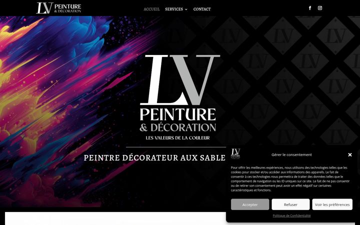 Screenshot of lvdeco.fr