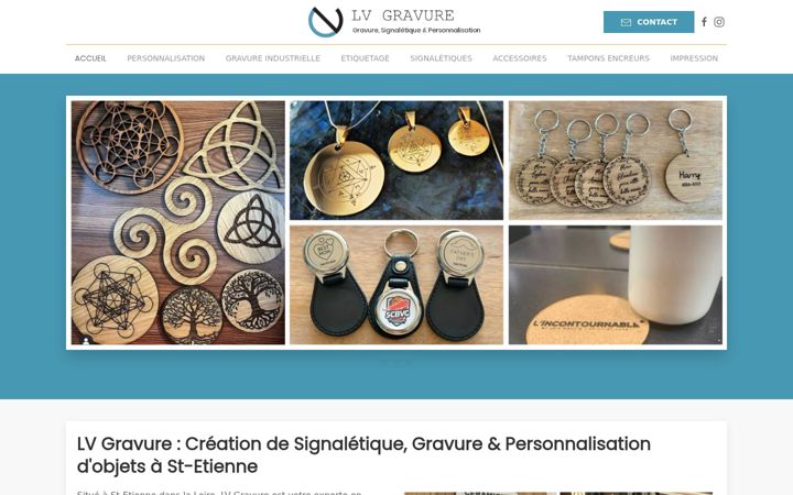 Screenshot of lvgravure.fr