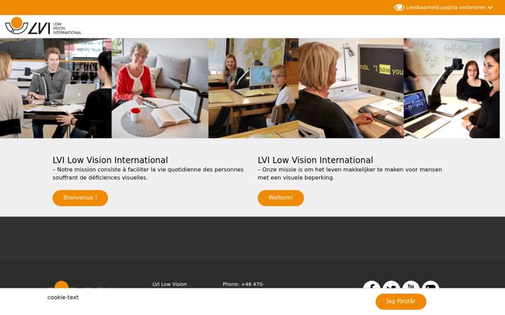 Screenshot of lvi.be