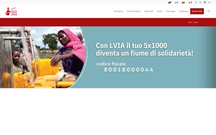 Screenshot of lvia.it