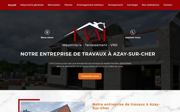 Screenshot of lvmconstruction.fr