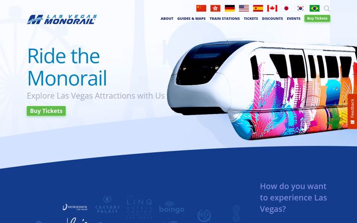 Snímek obrazovky lvmonorail.com