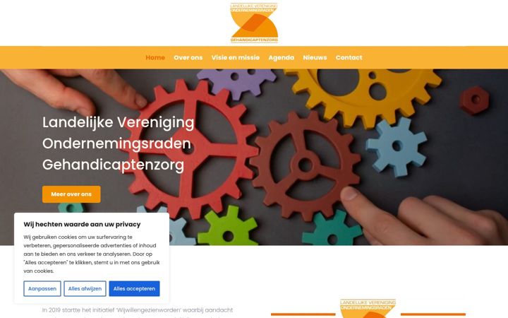 Screenshot of lvorg.nl