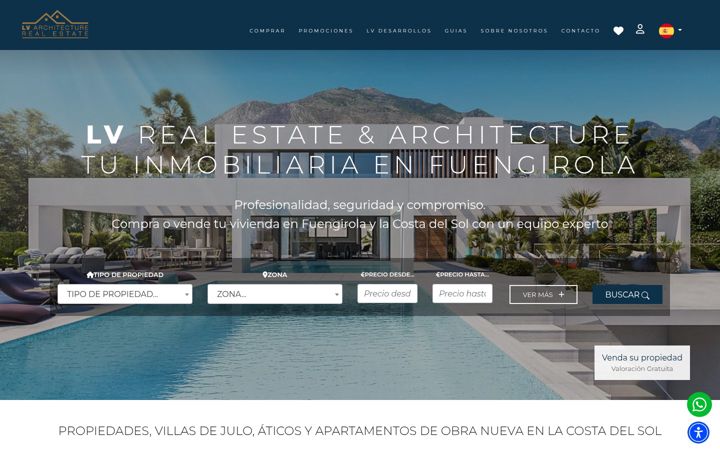 Screenshot of lvrealestate.es