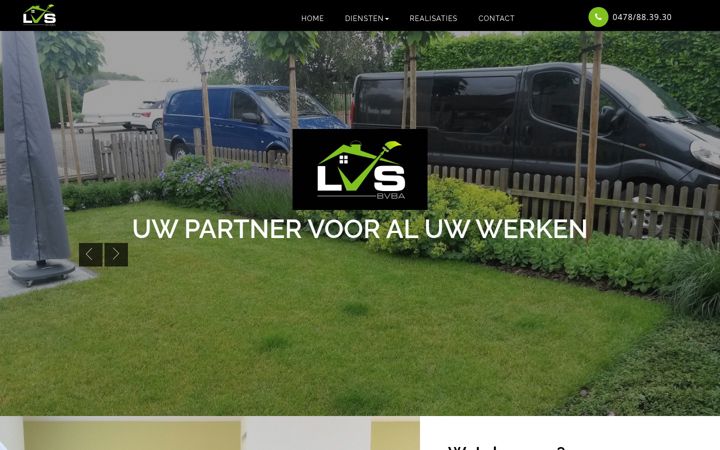 Screenshot of lvsbvba.be