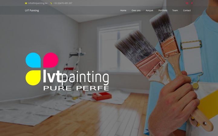 Screenshot of lvtpainting.be