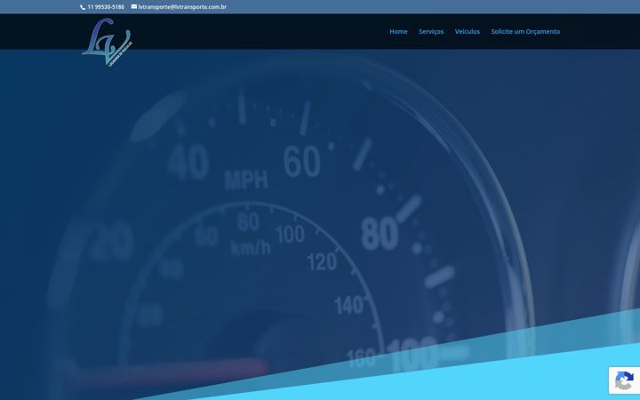 Screenshot of lvtransporte.com.br