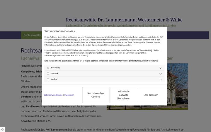 Screenshot of lvww.de