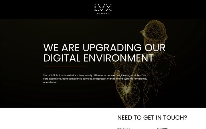 Screenshot of lvxglobal.com