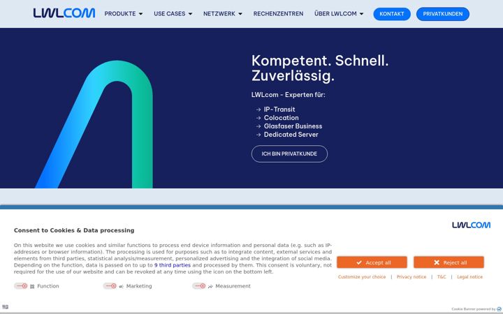 Screenshot of lwlcom.net