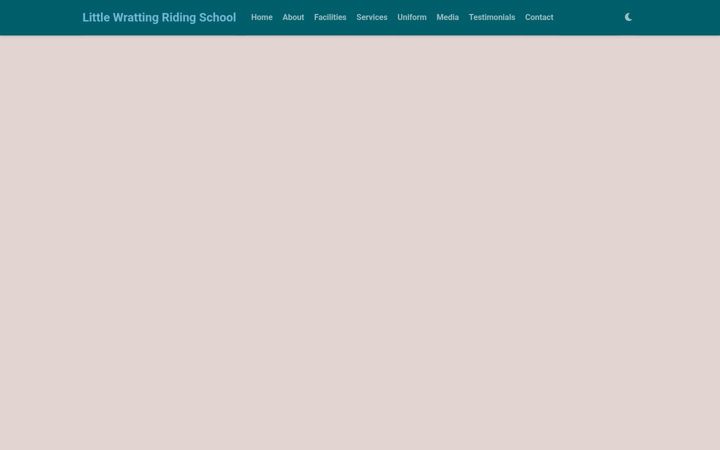 Screenshot of lwridingschool.co.uk