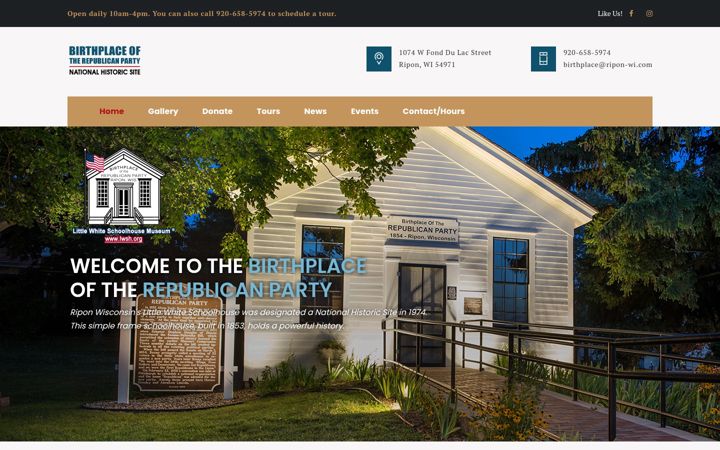 Screenshot of lwsh.org