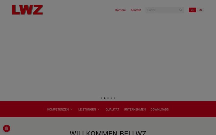 Screenshot of lwz.de