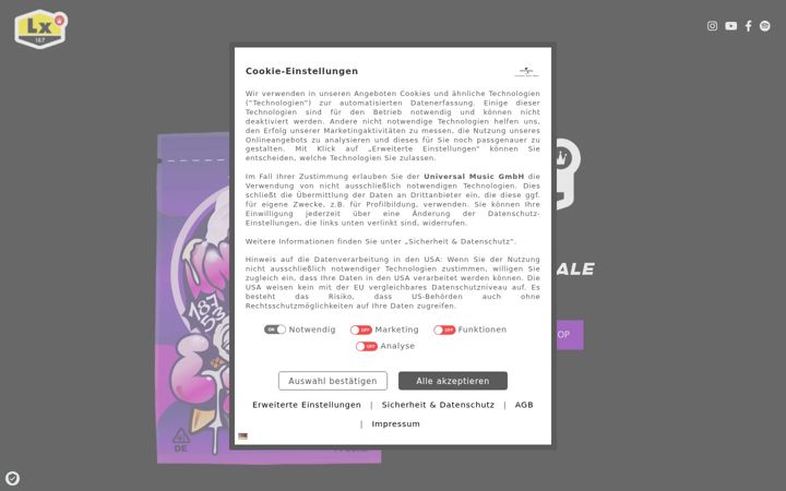 Screenshot of lx-inhaleexhale.de