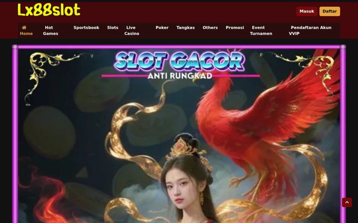 Screenshot of lx88slot.com