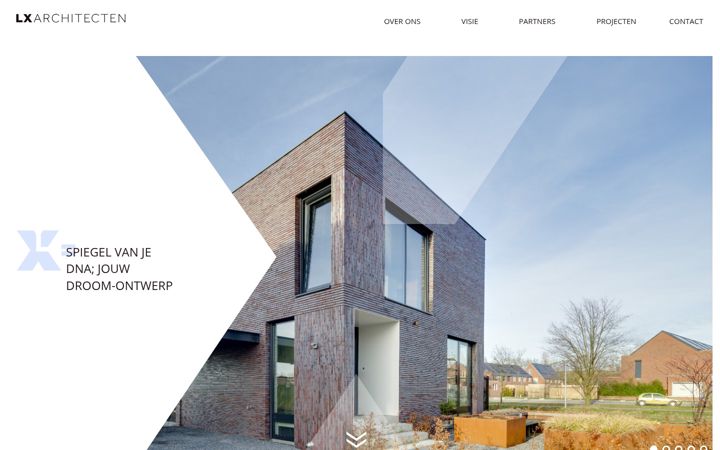 Screenshot of lxarchitecten.nl