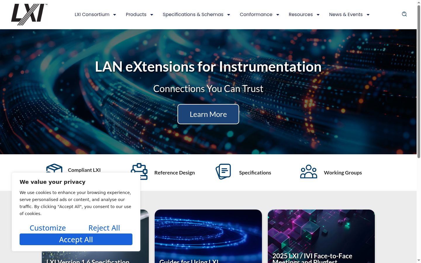 Screenshot tal-banner tal-kunsens muri qabel kwalunkwe interazzjoni