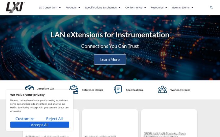 Screenshot of lxistandard.org