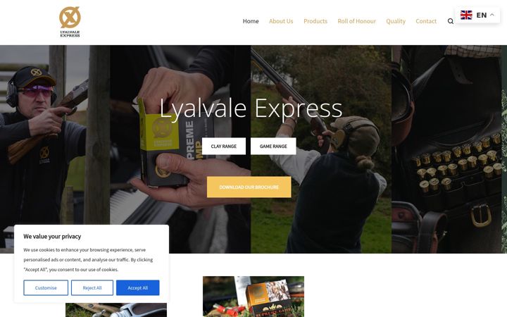 Screenshot of lyalvaleexpress.com
