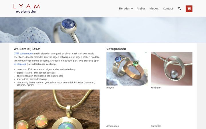 Screenshot of lyam.nl