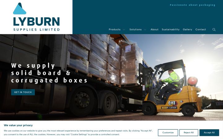 Screenshot of lyburn.co.uk