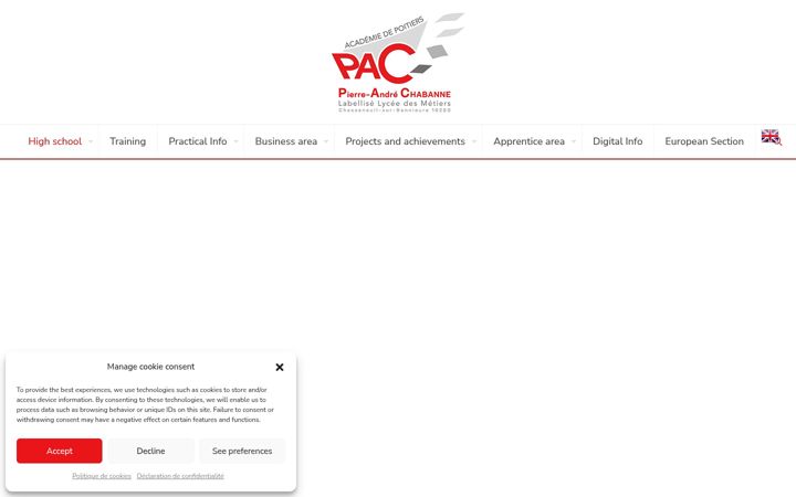 Screenshot of lycee-chabanne16.fr