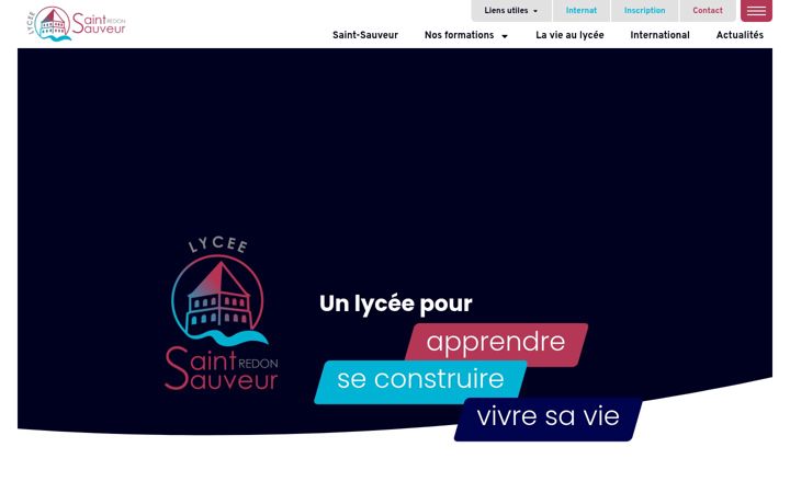 Screenshot of lycee-saint-sauveur-redon.eu