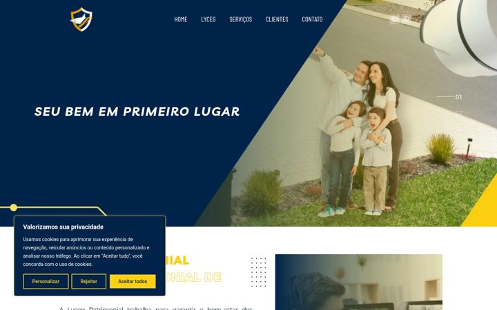 Screenshot of lyceg.com.br