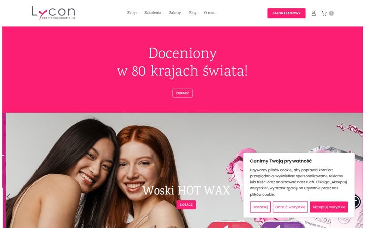 Screenshot of lycon.pl
