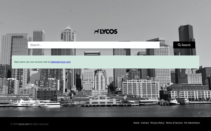 Snimka zaslona za lycos.com