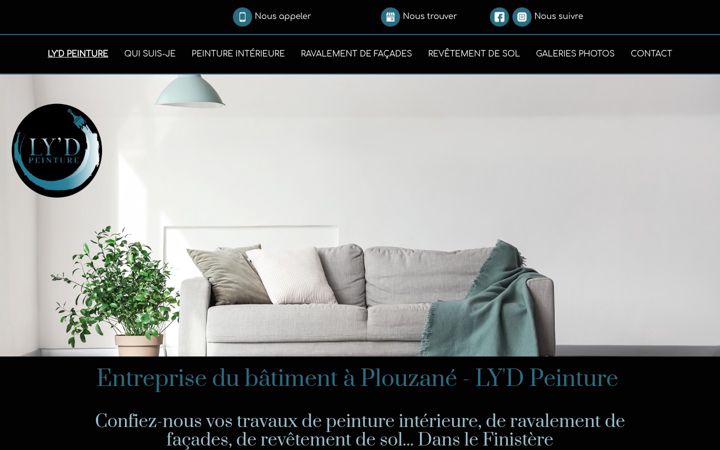 Screenshot of lyd-peinture.fr