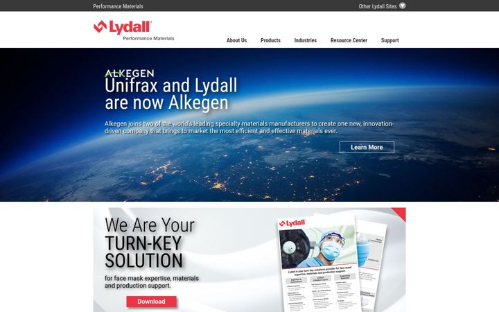 Screenshot of lydallpm.com