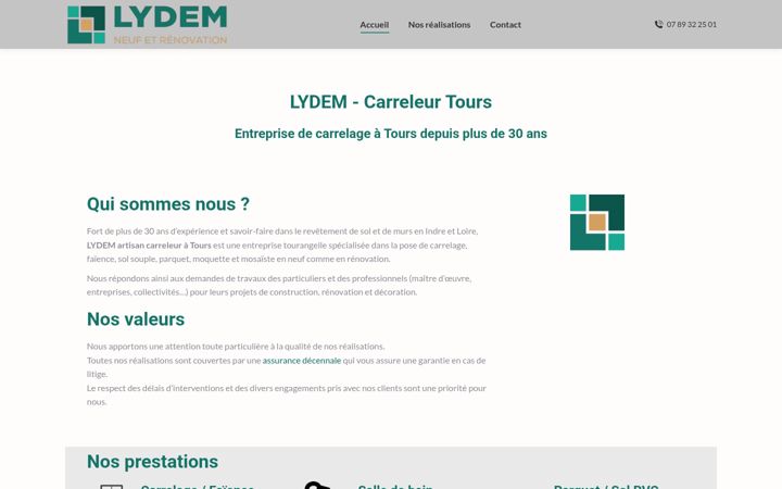 Screenshot of lydem.fr