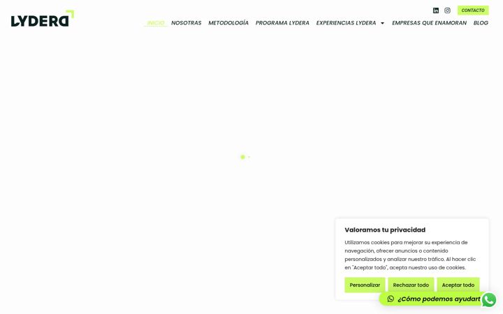 Screenshot of lyderacoaching.com