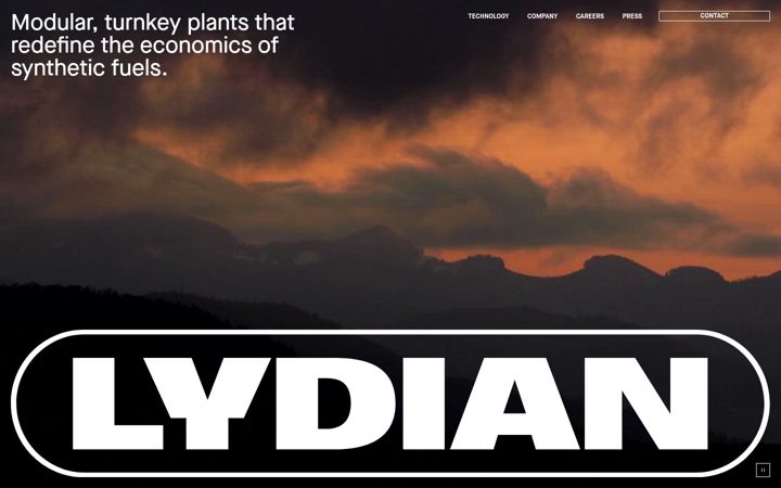 Screenshot of lydianlabs.com