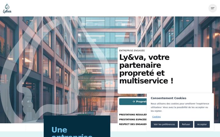 Screenshot of lyeva-proprete.fr