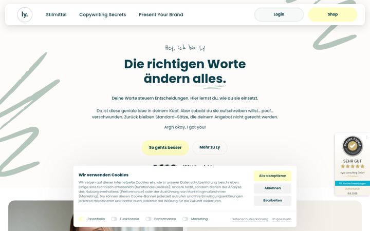 Screenshot of lyhofmann.com