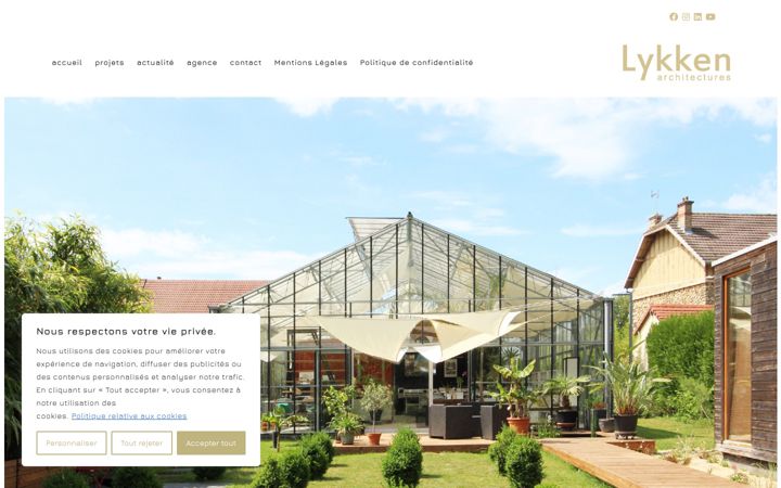 Screenshot of lykken.fr