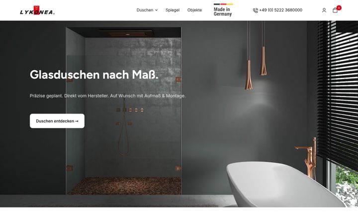 Screenshot of lykonea.de